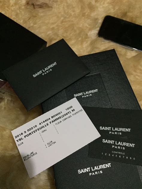 do all ysl bags come with authenticity cards|YSL Bag authenticity check.